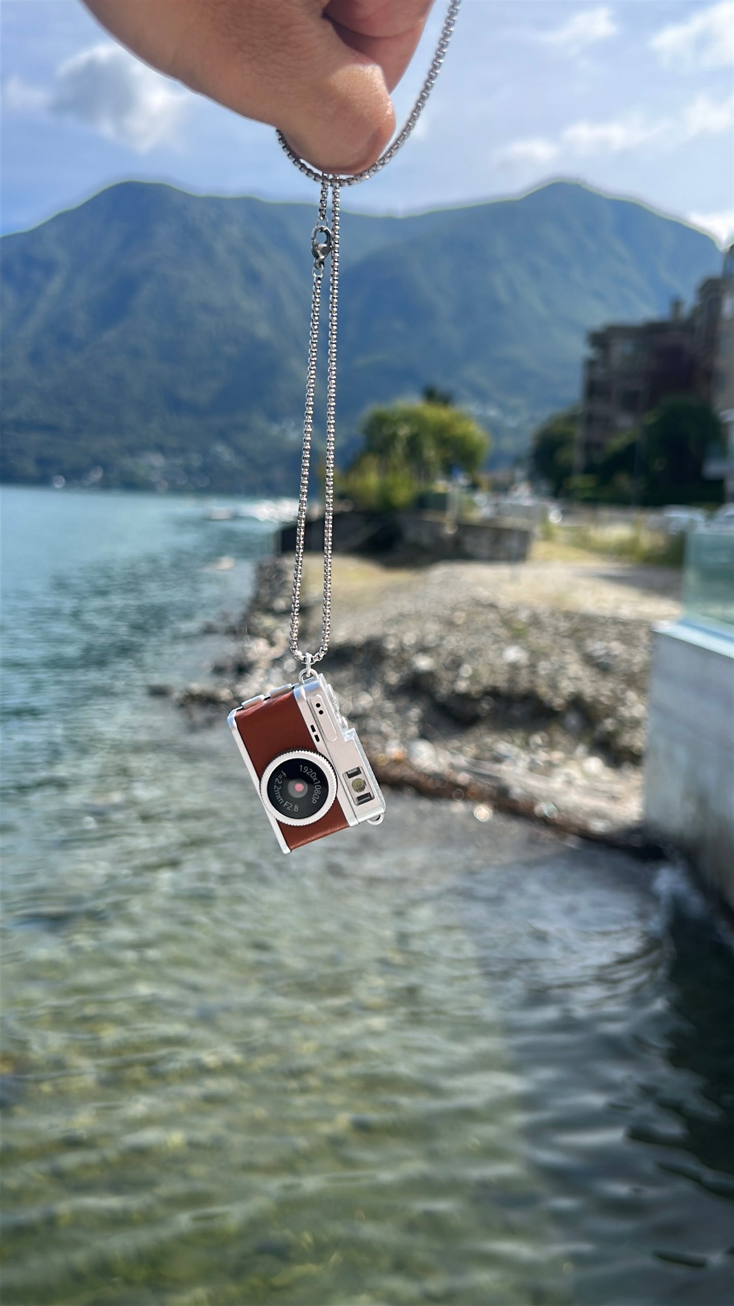 Mini Digital Necklace Keychain Camera 1080p