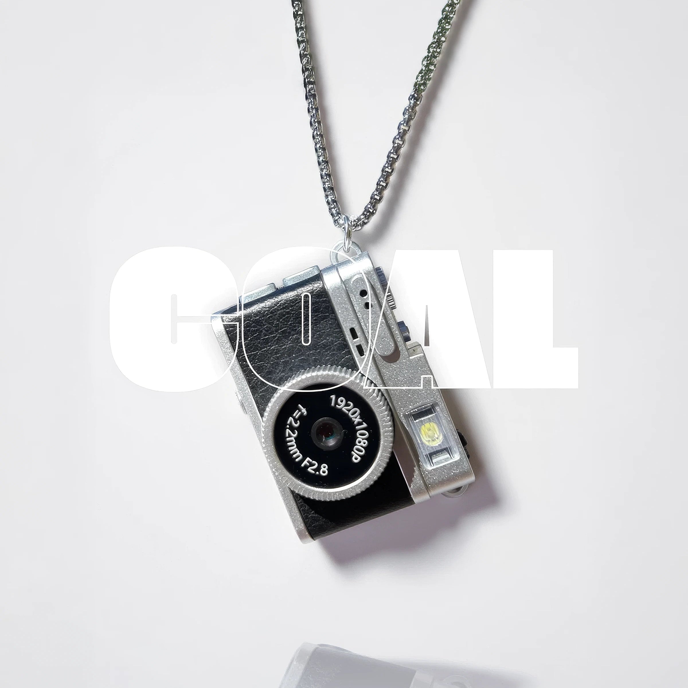 "Coal" Mini Necklace Camera - Black
