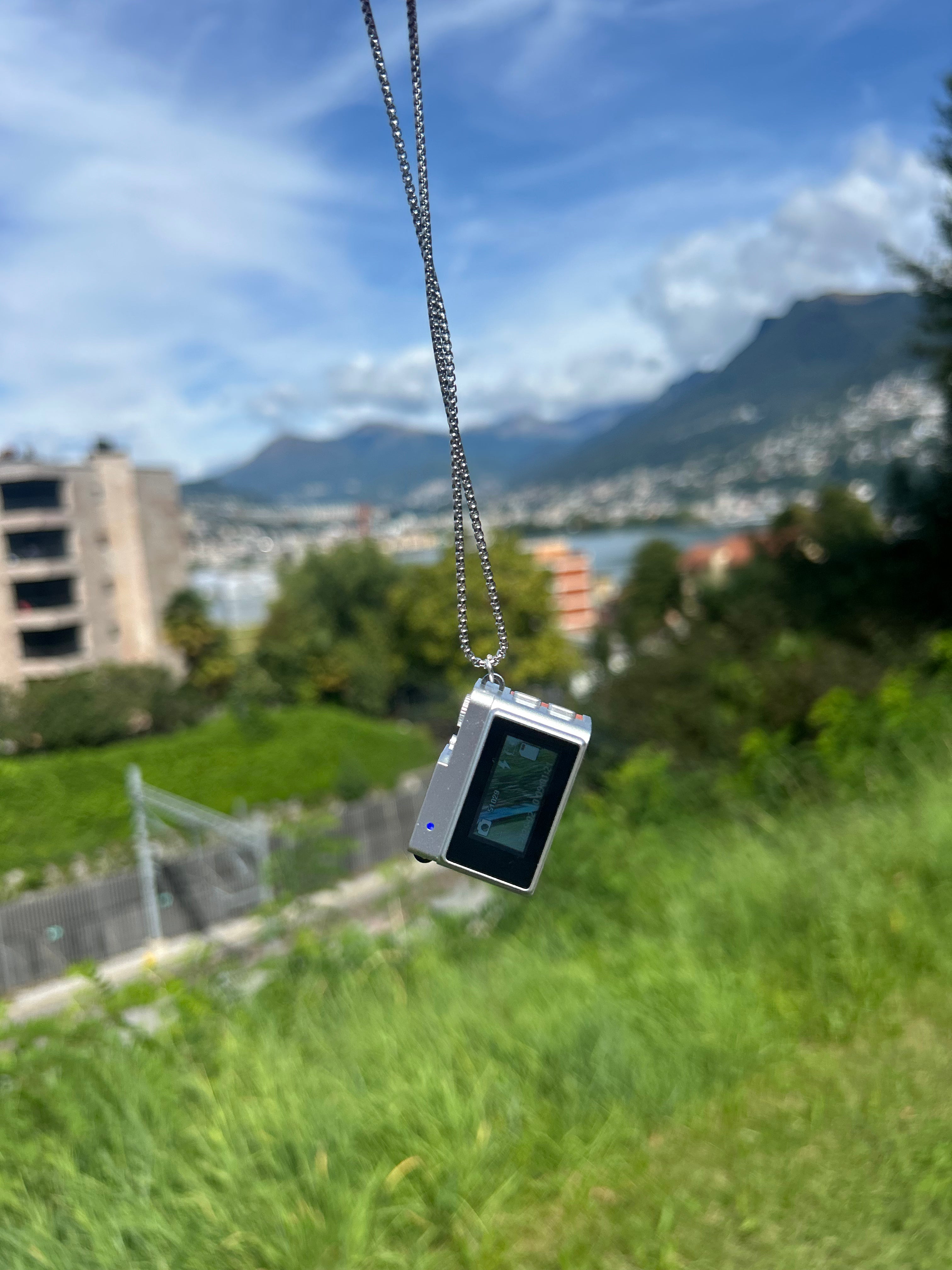 "Coal" Mini Necklace Camera