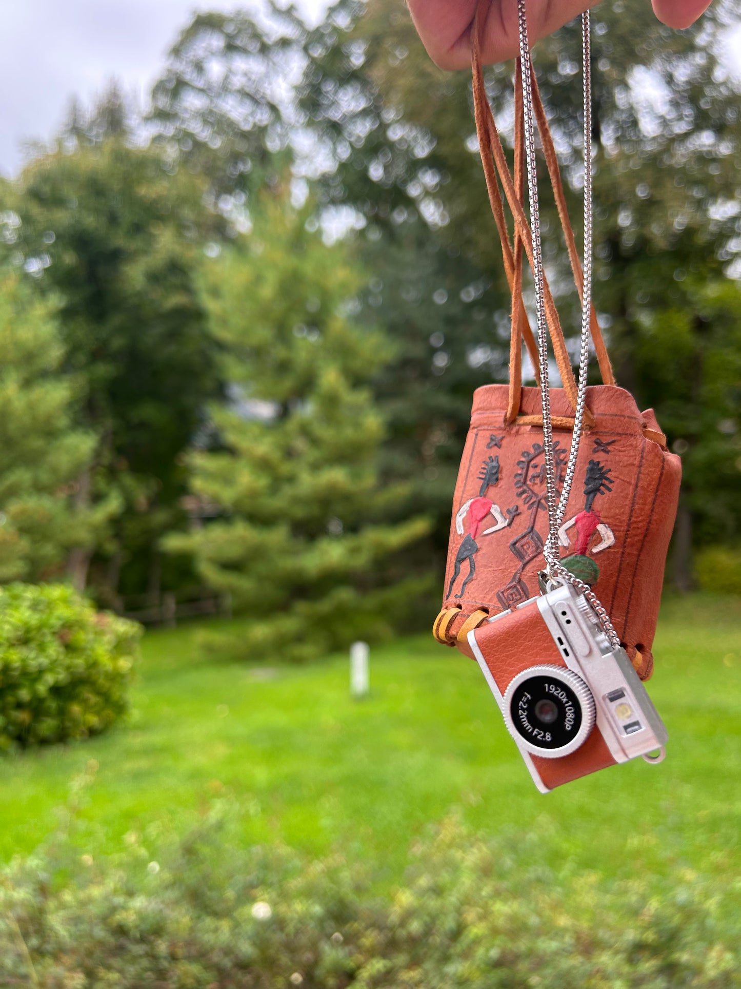 Mini Digital Necklace Keychain Camera 1080p
