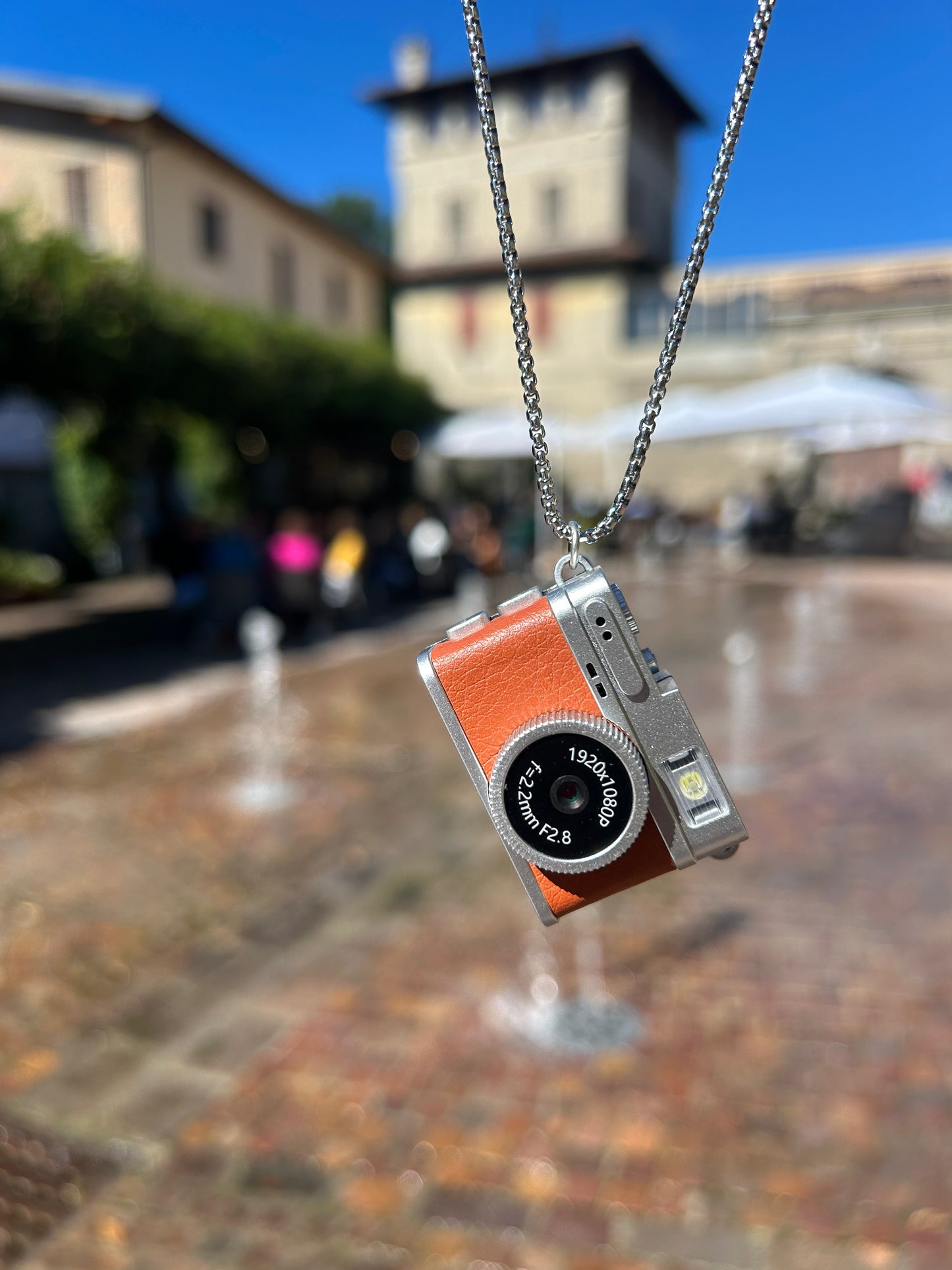Mini Digital Necklace Keychain Camera 1080p