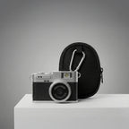 mini fotocamera nera naturecosmos con zainetto
