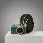 mini fotocamera verde naturecosmos con zainetto